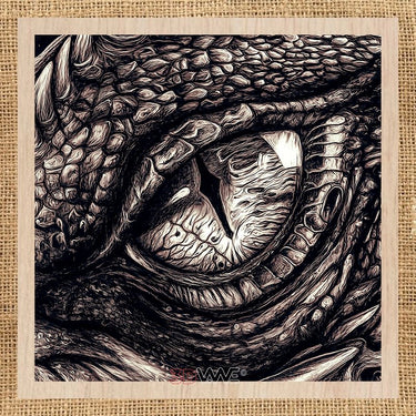 DRAGON EYE laser-ready grayscale file 3DWave.us